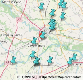 Mappa Via Eugenio Curiel, 27028 San Martino Siccomario PV, Italia (9.0425)