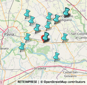 Mappa Via Giovanni Pascoli, 27011 Belgioioso PV, Italia (6.543)