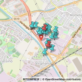 Mappa SP482 & Via Ostiglia, 46100 Mantova MN, Italia (0.275)