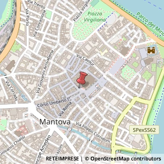 Mappa Via Giuseppe Verdi, 1, 46100 Mantova, Mantova (Lombardia)
