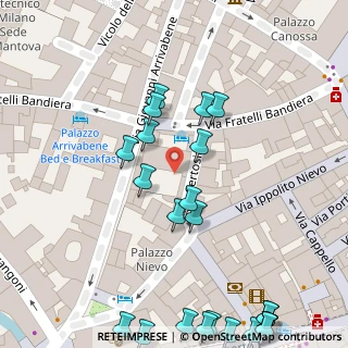 Mappa Via Ippolito Nievo, 46100 Mantova MN, Italia (0.056)