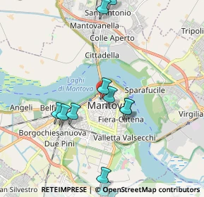 Mappa Via Giovanni Marangoni, 46100 Mantova MN, Italia (2.22167)