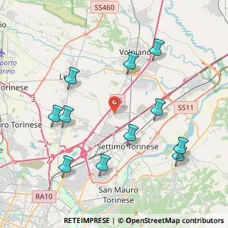 Mappa Via Giacomo Brodolini, 10036 Settimo Torinese TO, Italia (4.52273)