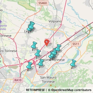 Mappa Via Giacomo Brodolini, 10036 Settimo Torinese TO, Italia (3.71833)
