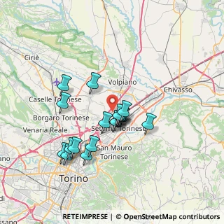 Mappa Via Giacomo Brodolini, 10036 Settimo Torinese TO, Italia (6.03944)