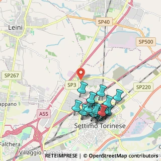 Mappa Via Giacomo Brodolini, 10036 Settimo Torinese TO, Italia (2.0885)