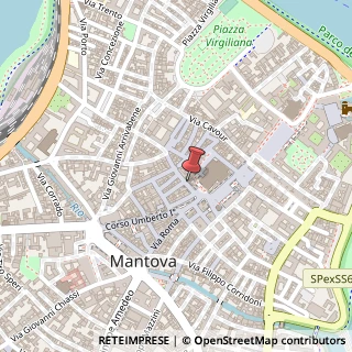 Mappa Via Giuseppe Verdi, 13, 46100 Mantova, Mantova (Lombardia)