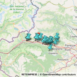 Mappa Strada per Pavaglione, 10050 Chianocco TO (9.4665)