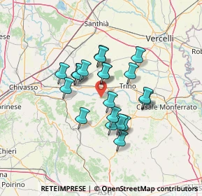 Mappa Via S. Defendente, 15020 Gabiano AL, Italia (10.4505)