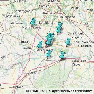 Mappa Via Roma, 27028 San Martino Siccomario PV, Italia (8.736)