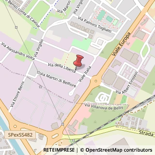 Mappa Via delle Libertà, 8, 46100 San Giorgio di Mantova, Mantova (Lombardia)