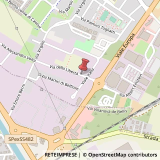 Mappa Via delle Libertà, 14, 46030 San Giorgio di Mantova, Mantova (Lombardia)