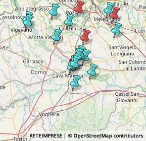 Mappa Via della Chiesa, 27028 San Martino Siccomario PV, Italia (13.95778)