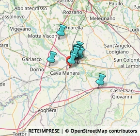 Mappa Via della Chiesa, 27028 San Martino Siccomario PV, Italia (5.82583)