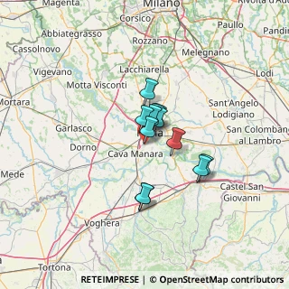Mappa Via della Chiesa, 27028 San Martino Siccomario PV, Italia (7.91)