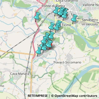 Mappa Via della Chiesa, 27028 San Martino Siccomario PV, Italia (1.687)