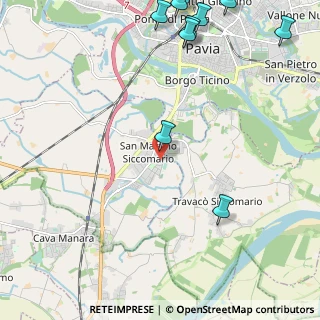 Mappa Via della Chiesa, 27028 San Martino Siccomario PV, Italia (3.35545)