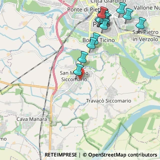 Mappa Via della Chiesa, 27028 San Martino Siccomario PV, Italia (2.696)