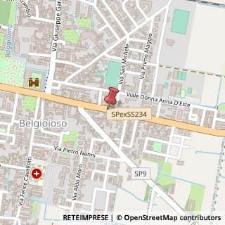 Mappa Via XX Settembre, 64, 27011 Belgioioso, Pavia (Lombardia)