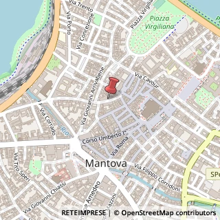 Mappa Via Fratelli Bandiera, 17, 46100 Mantova, Mantova (Lombardia)