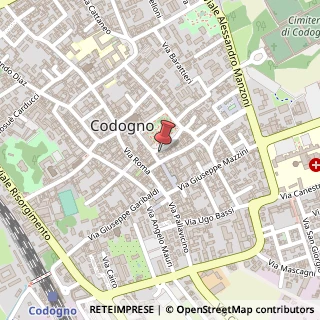 Mappa Piazza Fratelli Cairoli, 39, 26845 Codogno, Lodi (Lombardia)