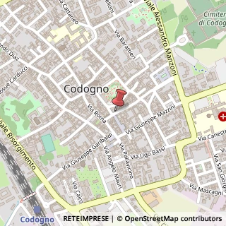 Mappa Via Verdi Giuseppe, 6, 26845 Codogno, Lodi (Lombardia)