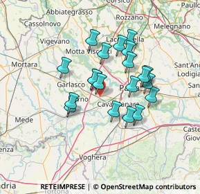 Mappa Via Stazione, 27030 Villanova d'Ardenghi PV, Italia (11.154)