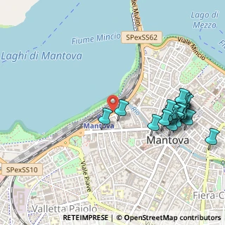 Mappa Via Alberto Pitentino, 46100 Mantova MN, Italia (0.57)
