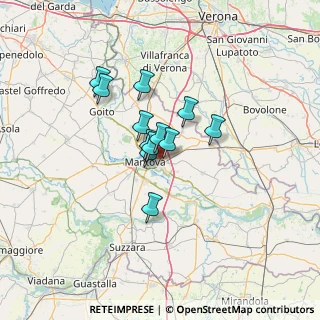 Mappa Carrefour Market Mantova P.Za 80A Fanteria, 46100 Mantova MN, Italia (8.58167)