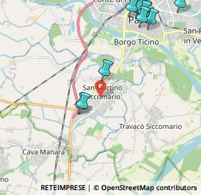 Mappa Via Primo Maggio, 27028 San Martino Siccomario PV, Italia (2.83636)