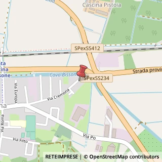 Mappa Via Cremona, 14, 27010 Santa Cristina e Bissone, Pavia (Lombardia)