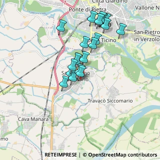 Mappa Via Trieste, 27028 San Martino Siccomario PV, Italia (1.6745)