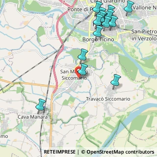 Mappa Via Trieste, 27028 San Martino Siccomario PV, Italia (2.734)