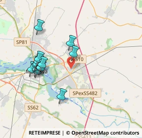 Mappa Via Martiri di Belfiore, 46030 San Giorgio Bigarello MN, Italia (3.65692)