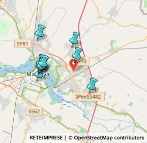 Mappa Via Martiri di Belfiore, 46030 San Giorgio Bigarello MN, Italia (3.37273)