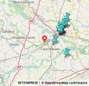 Mappa SP ex Strada Statale 596 dei Cairoli, 27020 Carbonara al Ticino PV, Italia (6.91462)