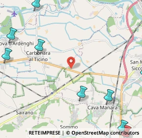 Mappa SP ex Strada Statale 596 dei Cairoli, 27020 Carbonara al Ticino PV, Italia (3.60182)