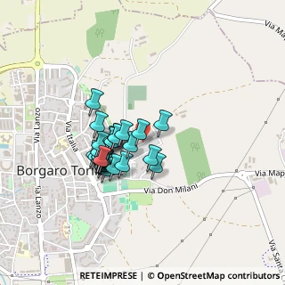 Mappa Via Brandizzo, 10071 Borgaro Torinese TO, Italia (0.3363)