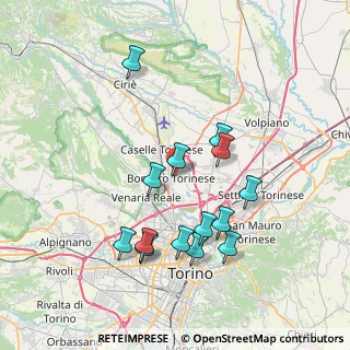 Mappa Via S. Mauro, 10071 Borgaro Torinese TO, Italia (7.31786)