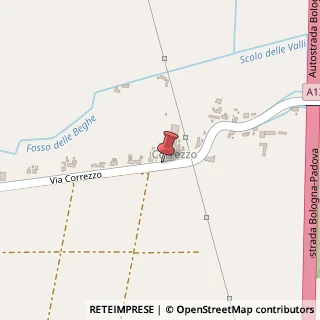 Mappa Via Correzzo, 51, 35048 Stanghella, Padova (Veneto)