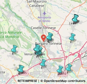 Mappa Via Luigi Cadorna, 10071 Borgaro Torinese TO, Italia (4.72063)