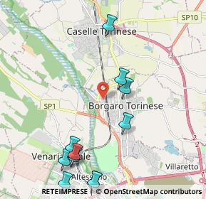 Mappa Via Luigi Cadorna, 10071 Borgaro Torinese TO, Italia (2.52545)