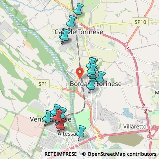 Mappa Via Luigi Cadorna, 10071 Borgaro Torinese TO, Italia (2.2)