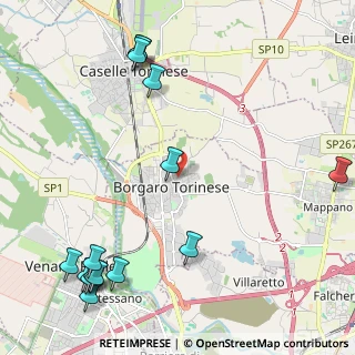 Mappa Via S. Francesco, 10071 Borgaro Torinese TO, Italia (3.02067)