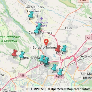 Mappa Via S. Francesco, 10071 Borgaro Torinese TO, Italia (4.33692)