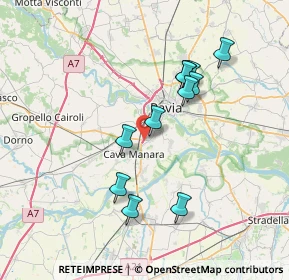 Mappa Via Strada Provinciale per mortara, 27028 San Martino Siccomario PV, Italia (6.60182)