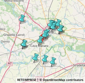 Mappa Via Strada Provinciale per mortara, 27028 San Martino Siccomario PV, Italia (6.03412)