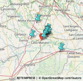 Mappa Via Strada Provinciale per mortara, 27028 San Martino Siccomario PV, Italia (6.60083)