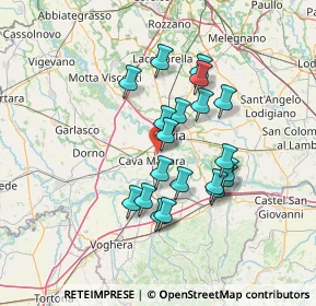 Mappa Via Strada Provinciale per mortara, 27028 San Martino Siccomario PV, Italia (11.786)
