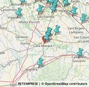 Mappa Via Strada Provinciale per mortara, 27028 San Martino Siccomario PV, Italia (22.101)